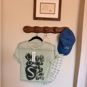 urban outfitters “lets get stoned” baby tee